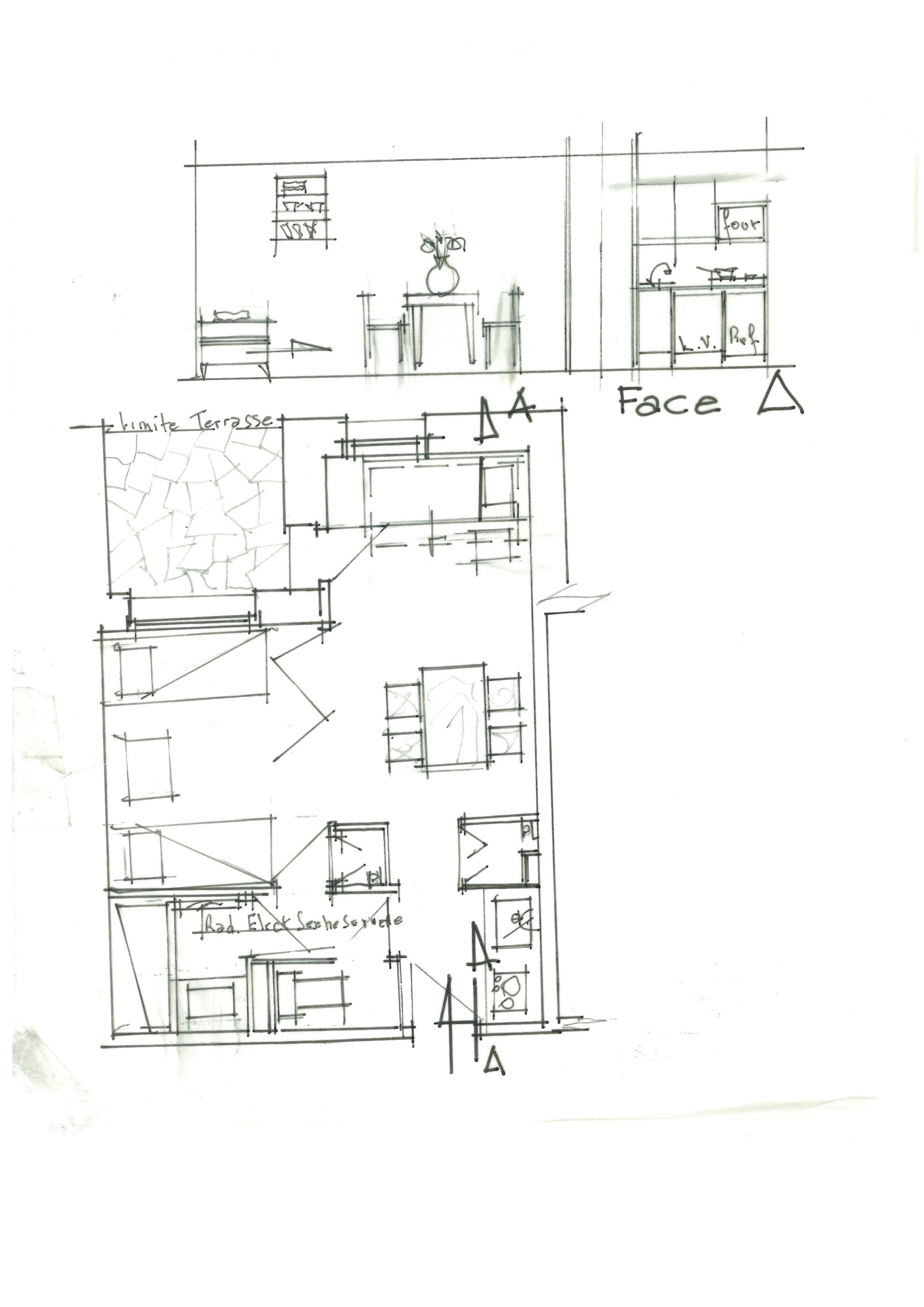 Studio divisible - CLEF 33 - ref LC CLE 033 - 3