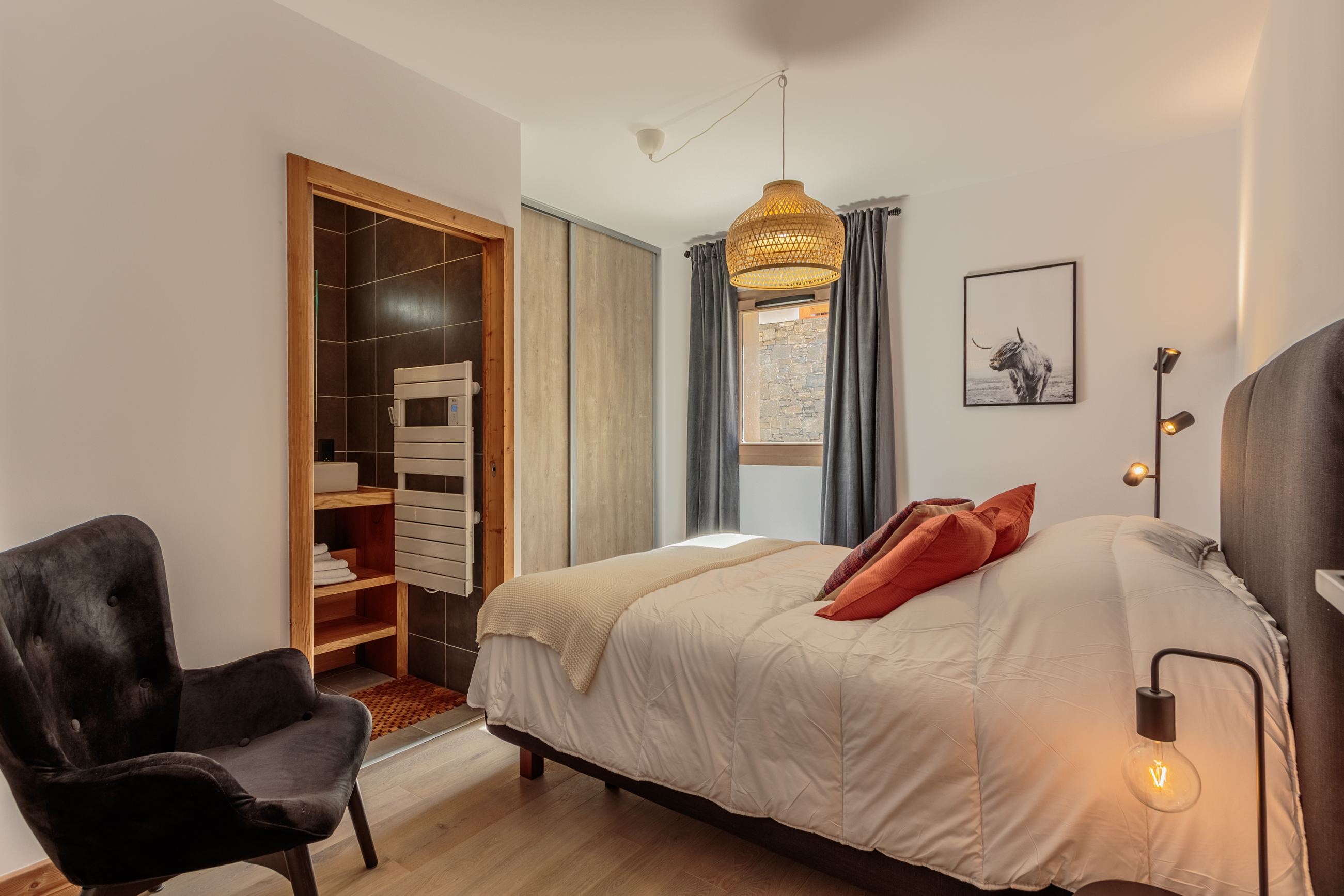 3 rooms + sleeping area - LES TERRASSES DE LA VANOISE B03 - ref CHA TER B03 - 5