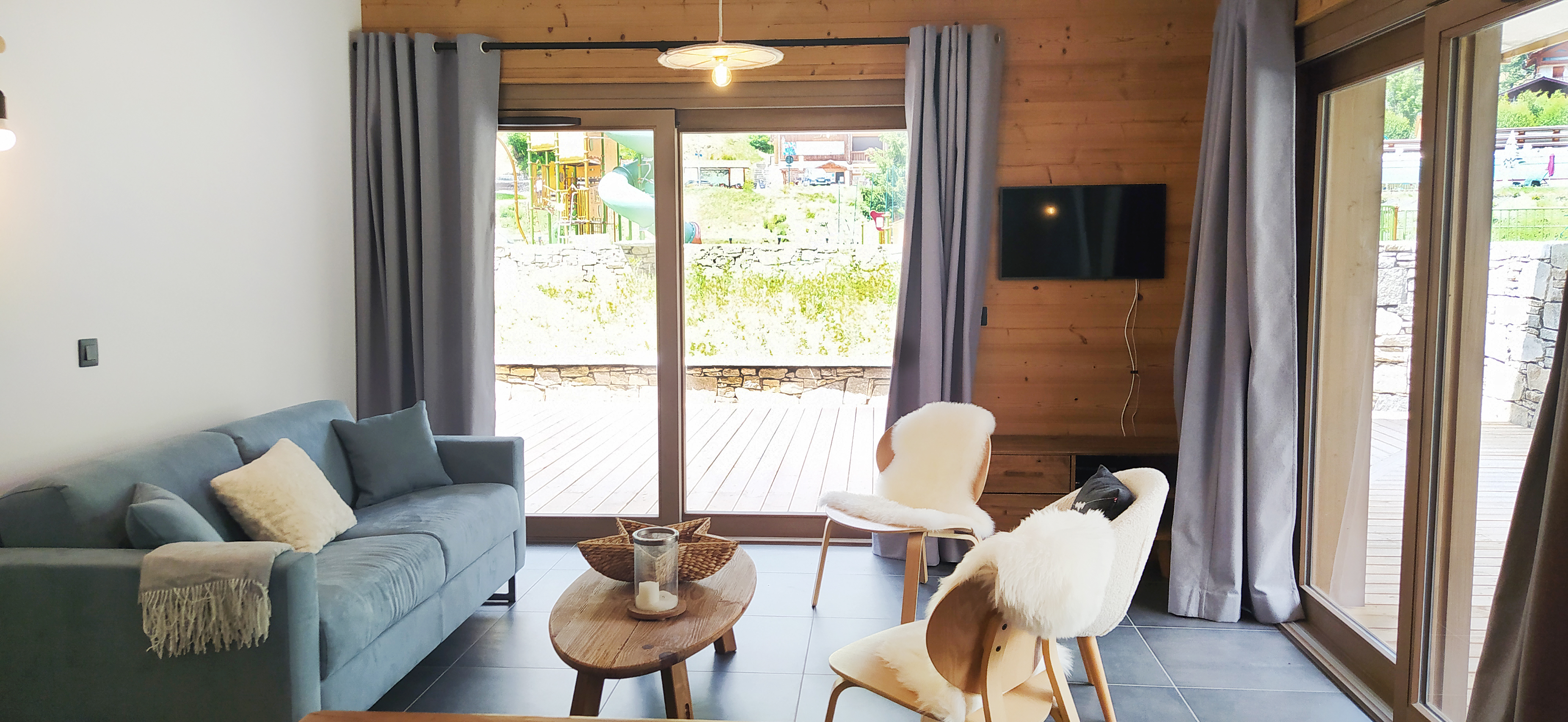 3 pièces + coin montagne - SUPERBE APPT AVEC TERRASSE ! LES TERRASSES DE LA VANOISE B04 - ref CHA TER B04 - 3