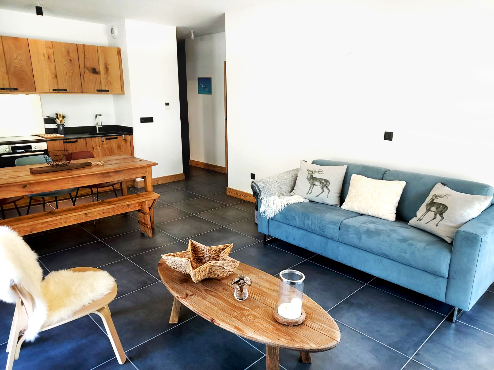 3 pièces + coin montagne - SUPERBE APPT AVEC TERRASSE ! LES TERRASSES DE LA VANOISE B04 - ref CHA TER B04 - 4