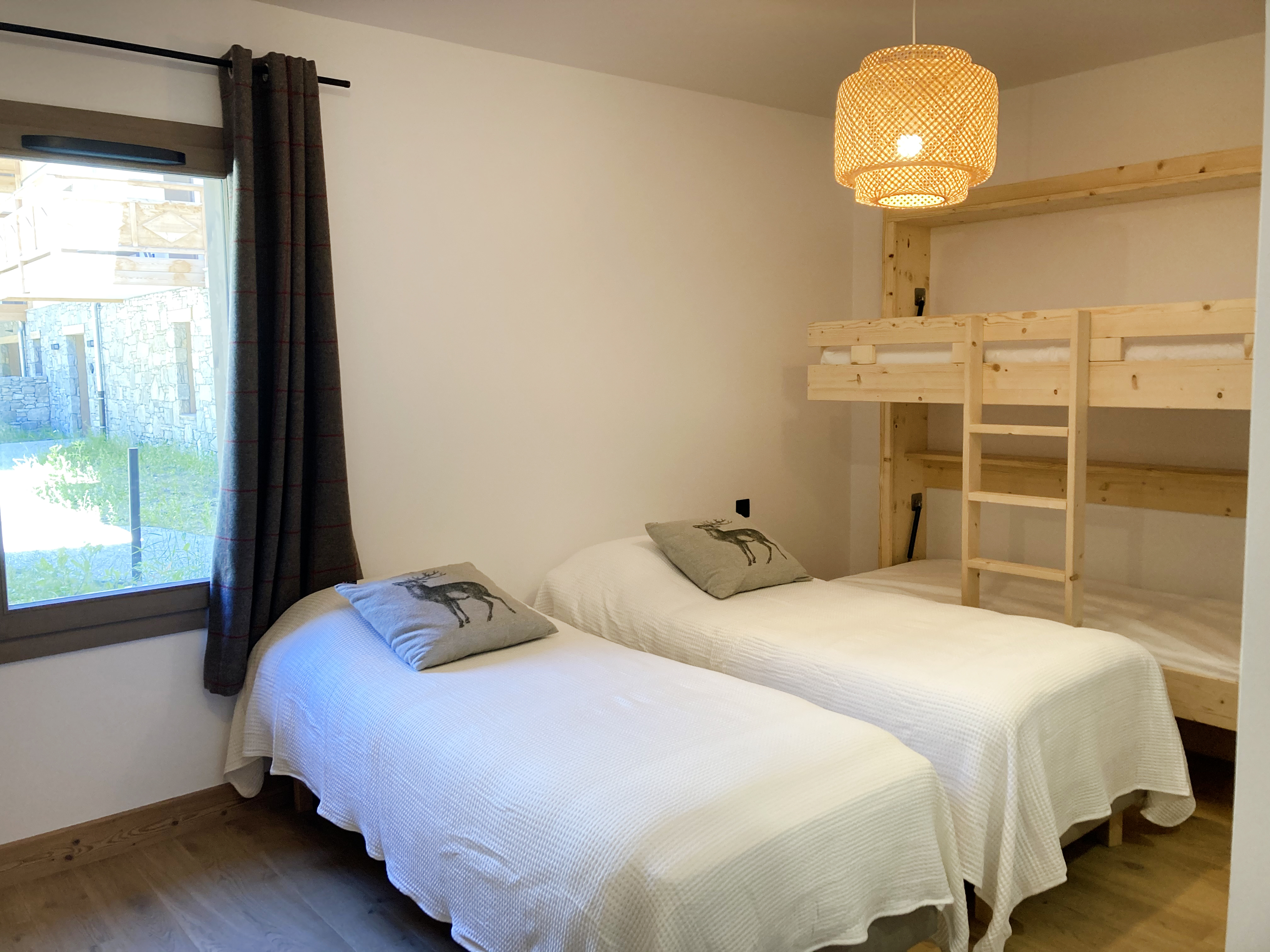 3 pièces + coin montagne - SUPERBE APPT AVEC TERRASSE ! LES TERRASSES DE LA VANOISE B04 - ref CHA TER B04 - 6