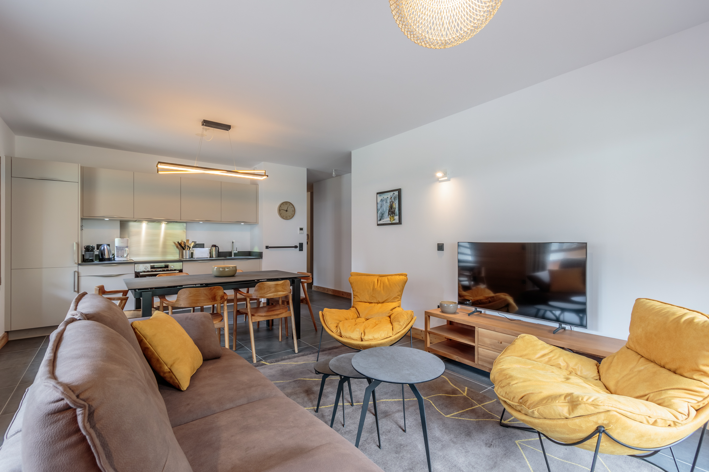 3 rooms + sleeping area - LES TERRASSES DE LA VANOISE B15 - ref CHA TER B15 - 6