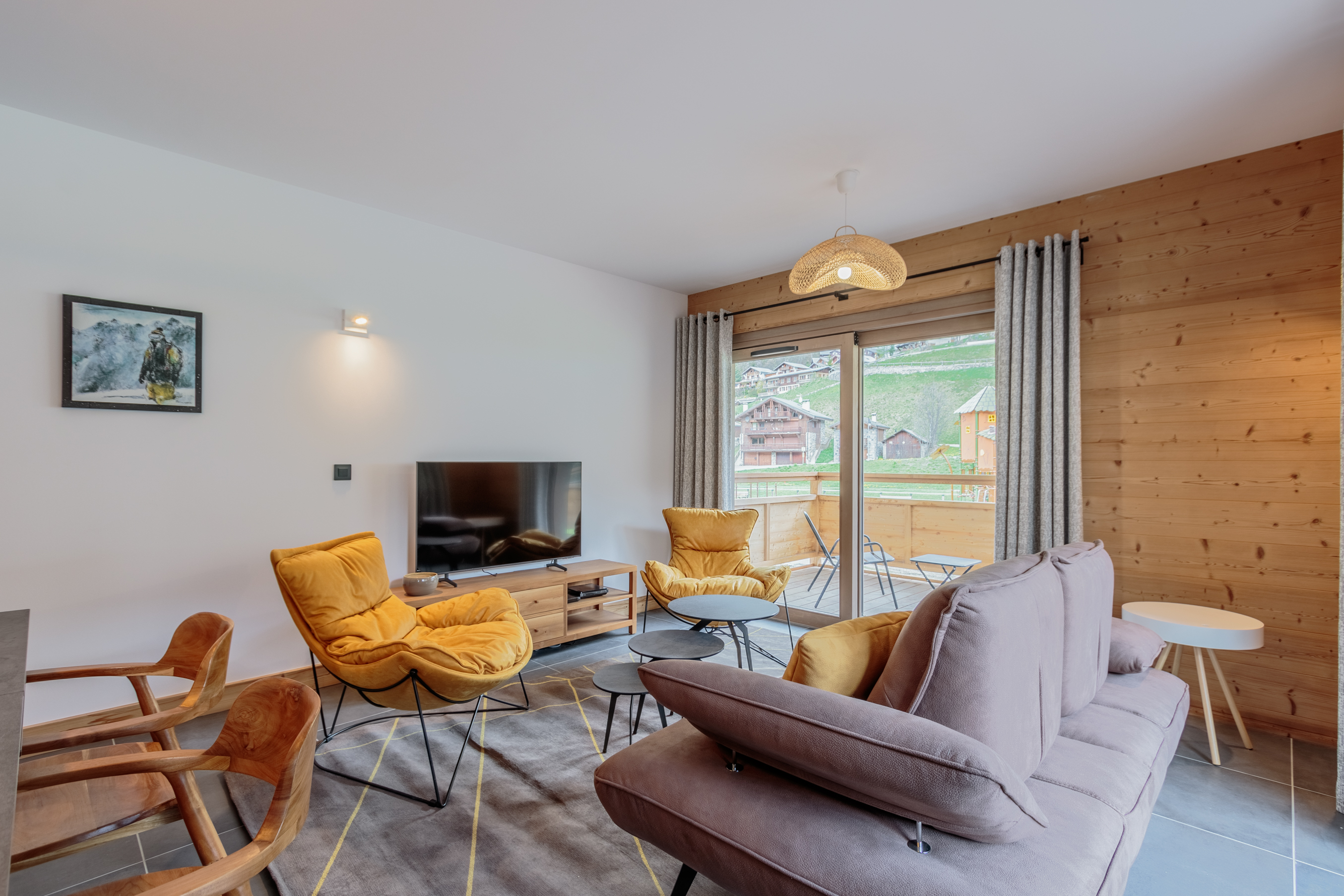 3 rooms + sleeping area - LES TERRASSES DE LA VANOISE B15 - ref CHA TER B15 - 5