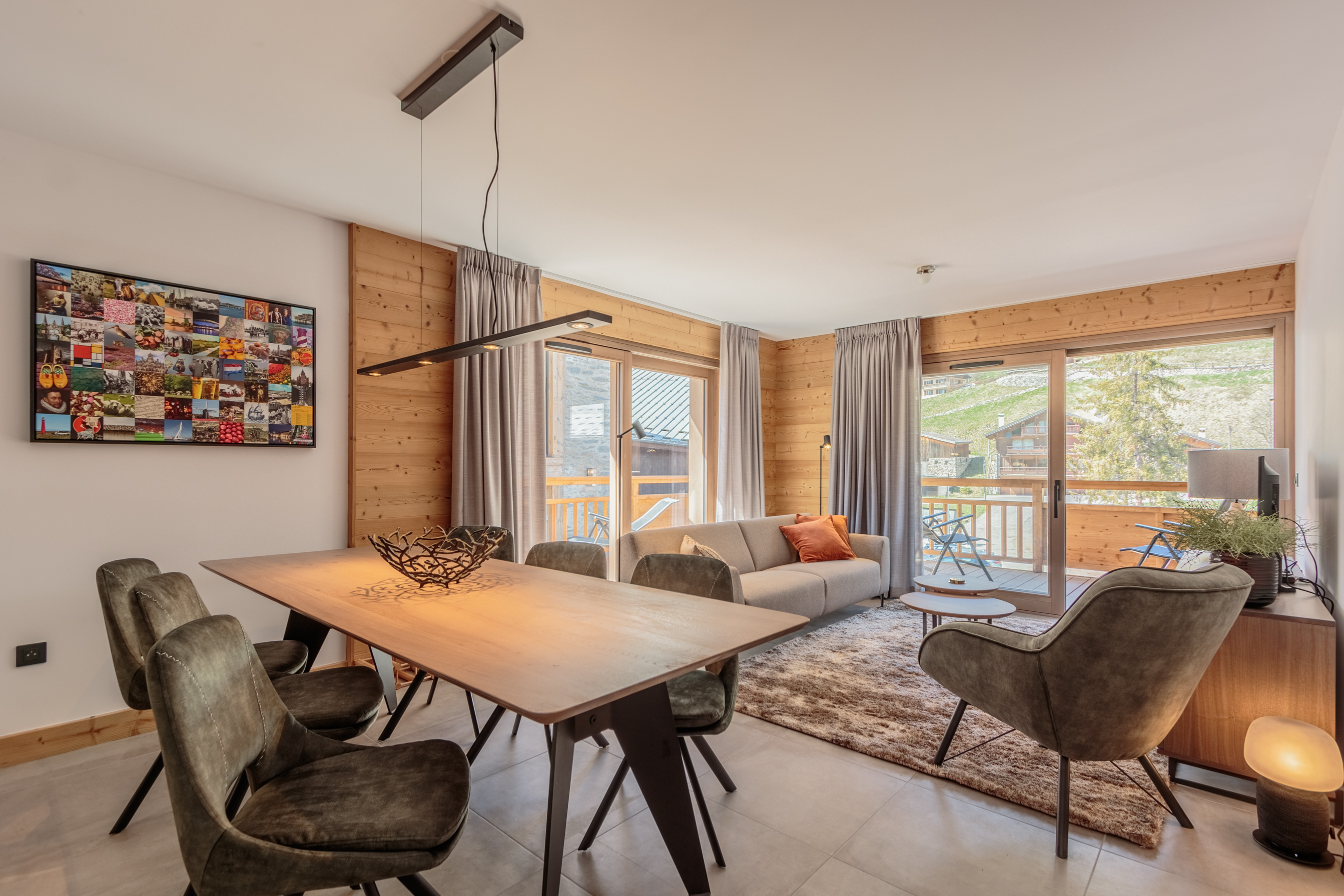 3 pièces - LES TERRASSES DE LA VANOISE A15 - ref CHA TER A15 - 6