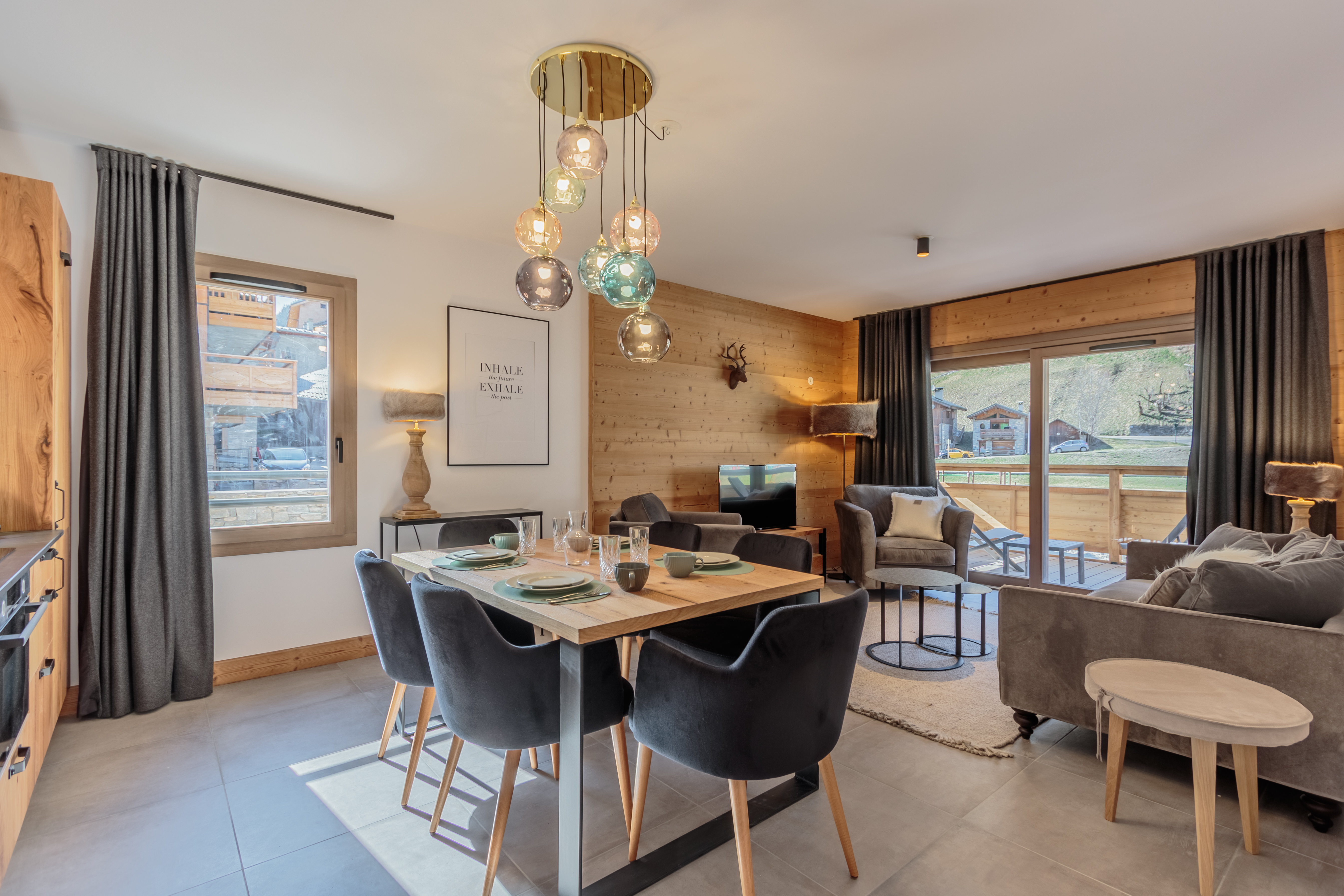 3 pièces + coin montagne - LES TERRASSES DE LA VANOISE B14 - ref CHA TER B14 - 5