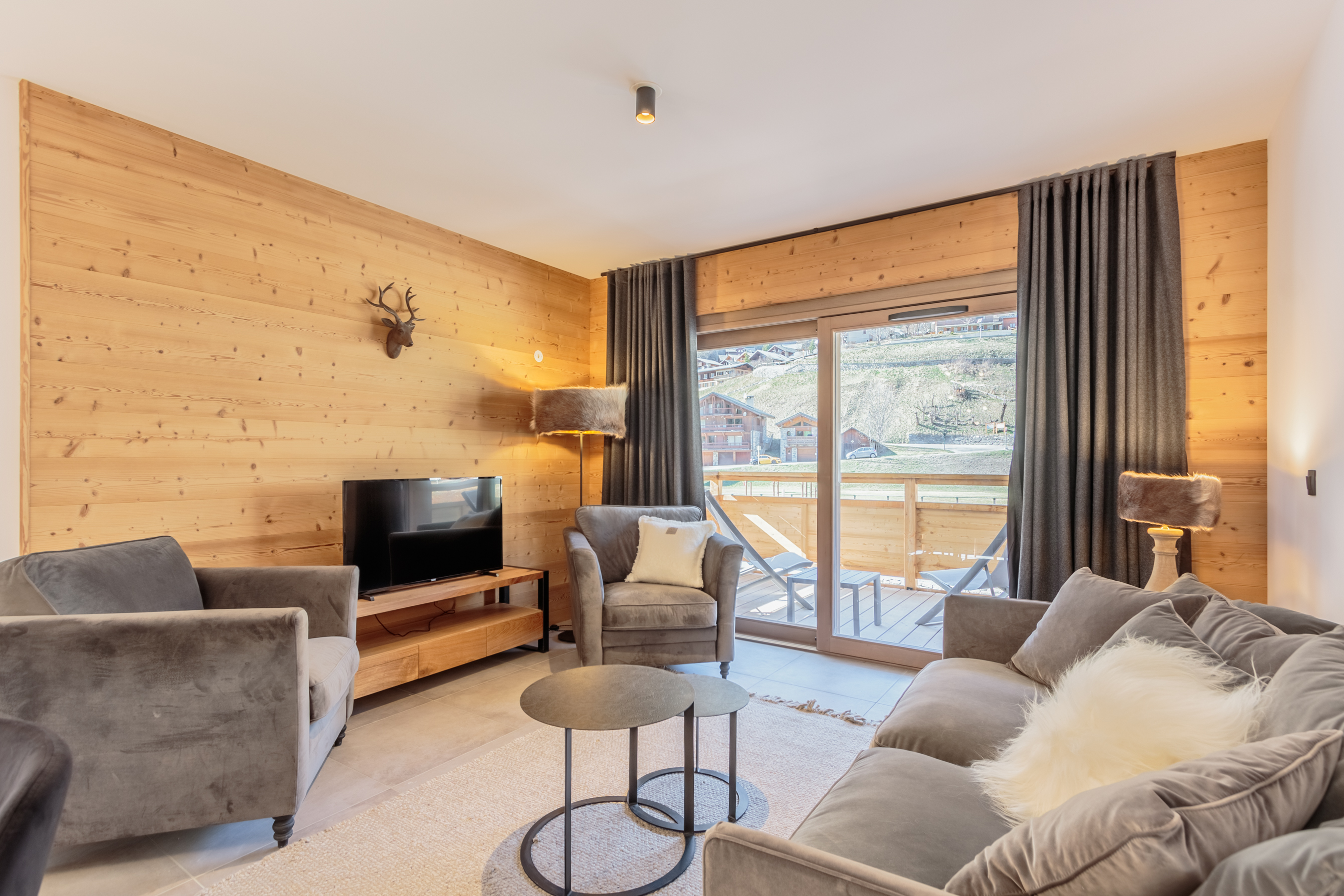 3 pièces + coin montagne - LES TERRASSES DE LA VANOISE B14 - ref CHA TER B14 avec forfait(s) de ski - 1