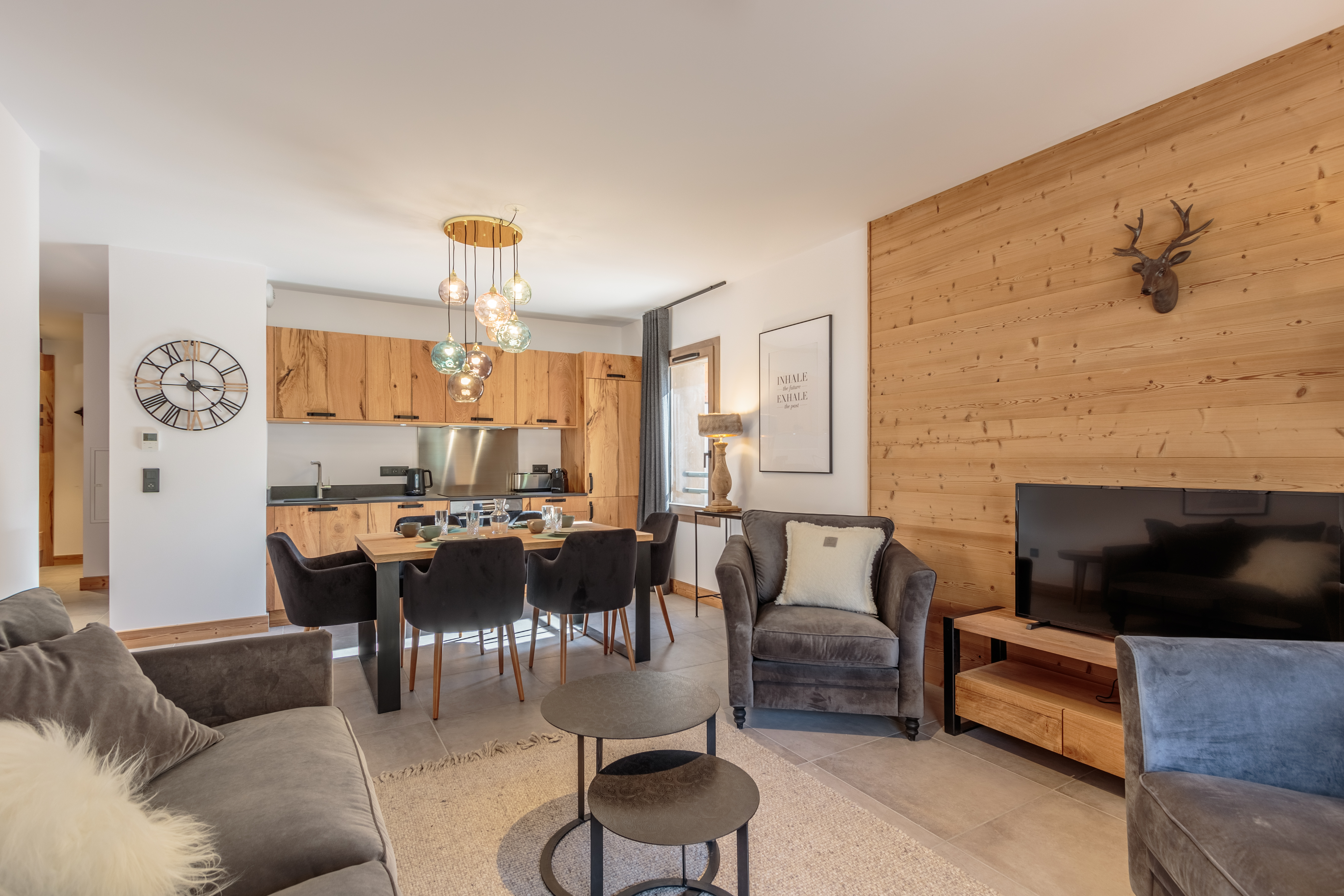 3 pièces + coin montagne - LES TERRASSES DE LA VANOISE B14 - ref CHA TER B14 - 2