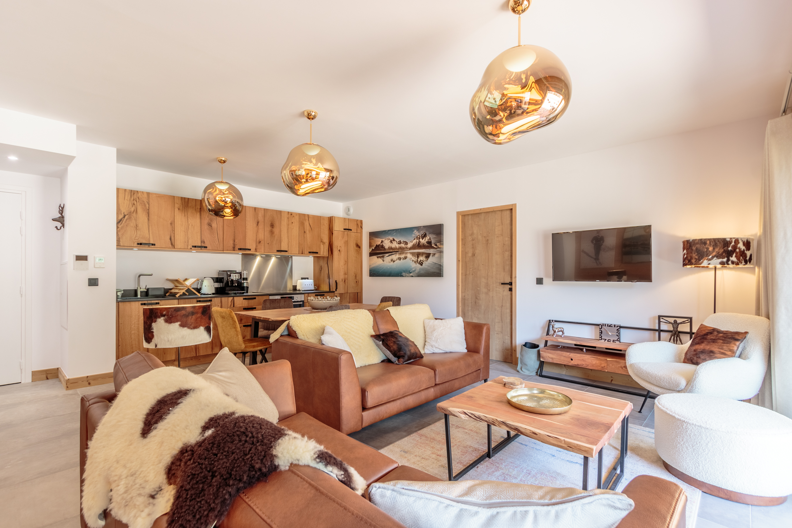 4 pièces - LES TERRASSES DE LA VANOISE B02 - ref CHA TER B02 - 3