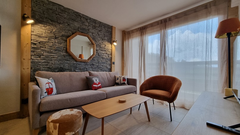 3 pièces + coin montagne - ALPINE LOFT 7 - ref PL LOFT 7 avec forfait(s) de ski - 1
