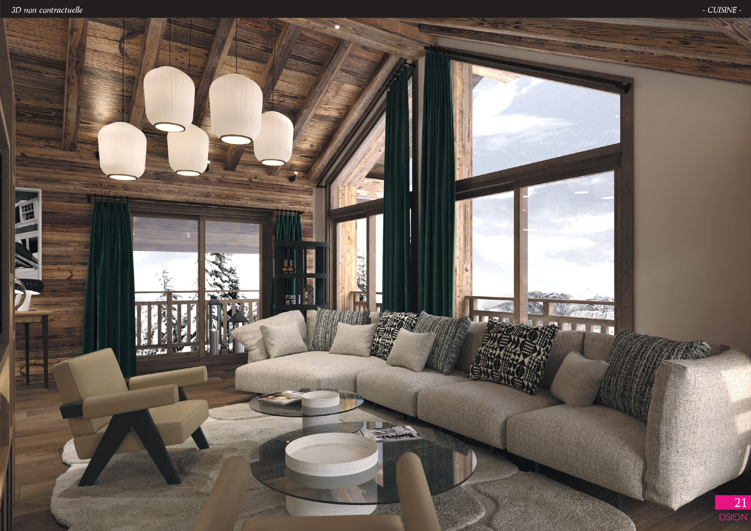 Penthouse en duplex - Le GENEPI 401 Accommodation in Meribel