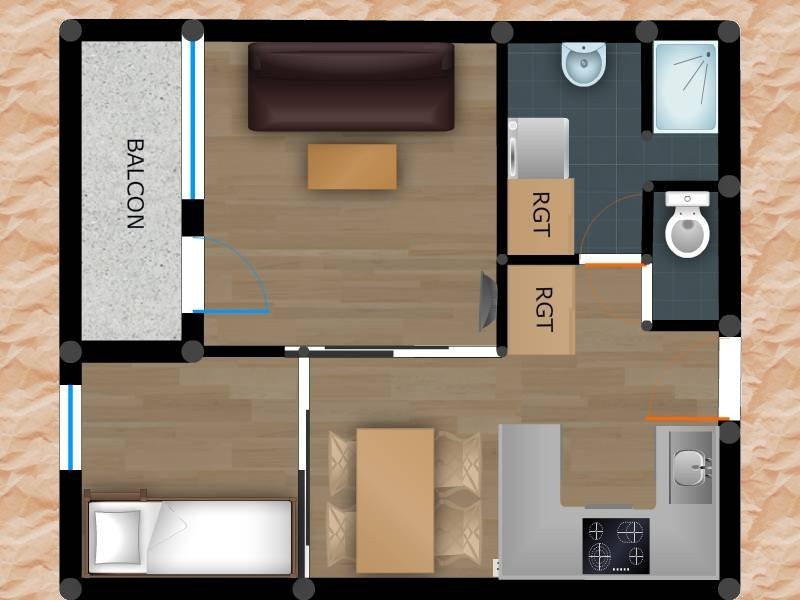 Studio divisible - TRAVERSE 58 - ref LC TRV 058 - 4