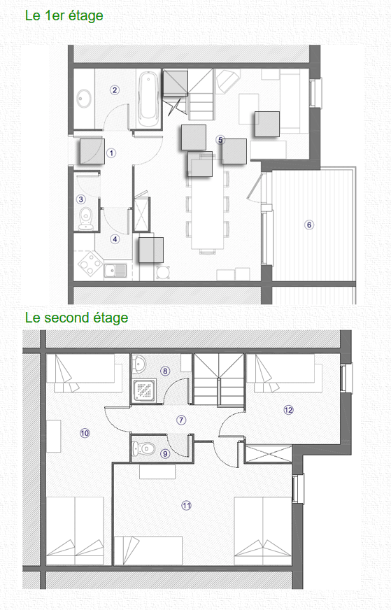 4 pièces - TROMPE L’ŒIL 52 - ref LC TPO 052 - 3